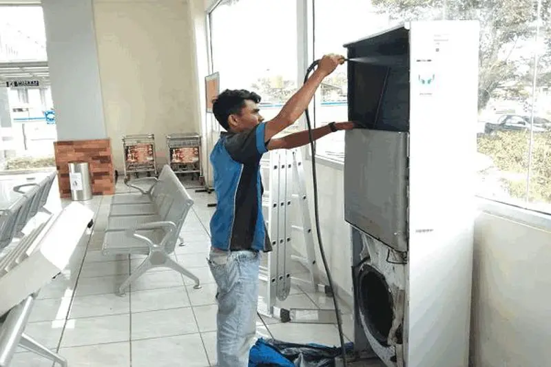 cara merawat ac standing floor